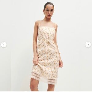 Reformation Neena Linen Dress